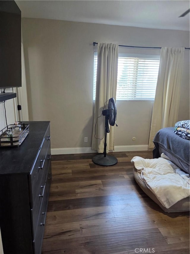 1292 N California Ave, Beaumont, CA 92223 - bedroom with baseboards and dark wood-style floors