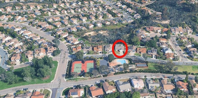 1633 Willowspring Dr N, Encinitas, CA 92024 - aerial view of property and surrounding area featuring nearby suburban area
