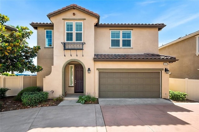 28419 Sunflower St, Highland, CA 92346 - mediterranean / spanish-style house with a tile roof and stucco siding
