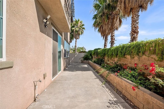28419 Sunflower St, Highland, CA 92346 - fenced backyard with a patio