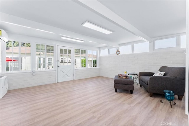 7932 Rhea Vista Dr, Whittier, CA 90602 - sunroom with beam ceiling