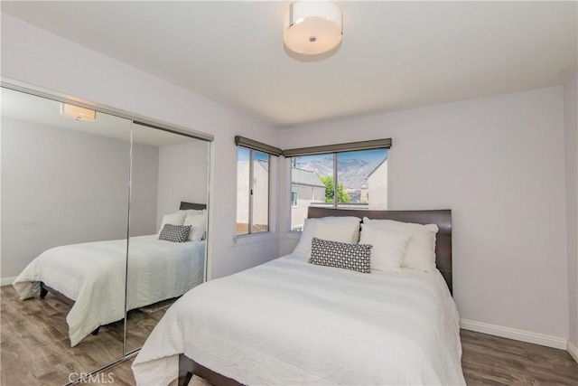 334 California St Unit D, Arcadia, CA 91006 - bedroom featuring wood finished floors and a closet