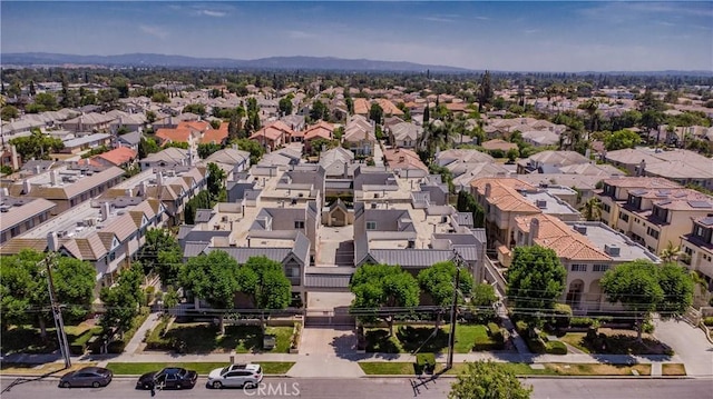 334 California St Unit D, Arcadia, CA 91006 - aerial view of residential area featuring a mountainous background