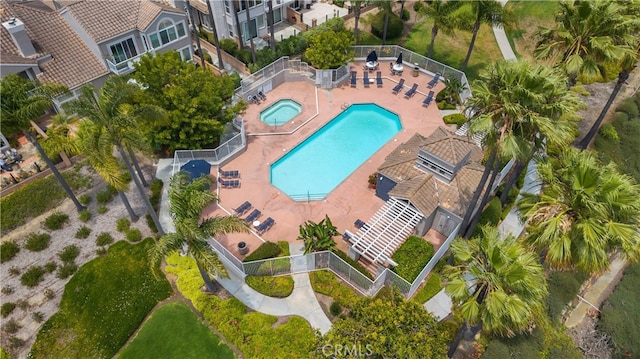 29426 Via Napoli Unit 121, Laguna Niguel, CA 92677 - bird's eye view of a pool