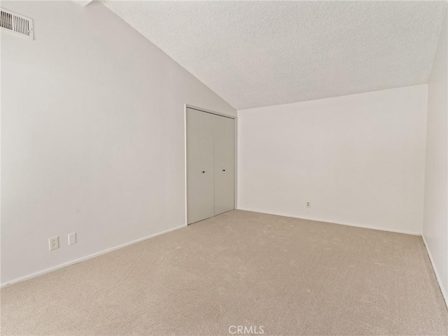 2640 Via Anacapa, Palos Verdes Estates, CA 90274 - bonus room with carpet flooring, lofted ceiling, and a textured ceiling