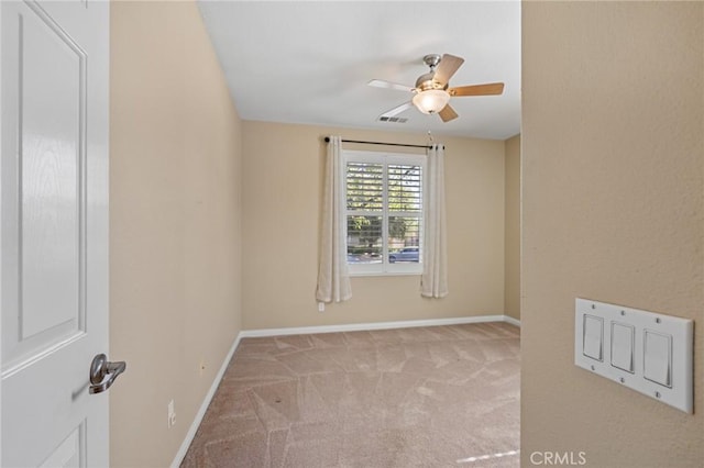 26135 Palm Breeze Ln, Menifee, CA 92586 - empty room featuring a ceiling fan and carpet