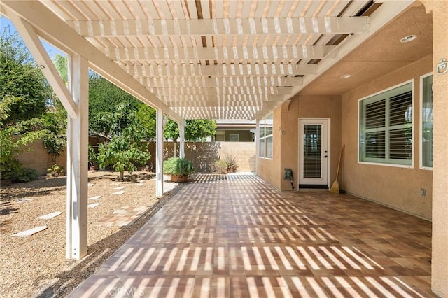 26135 Palm Breeze Ln, Menifee, CA 92586 - fenced backyard with a pergola and a patio