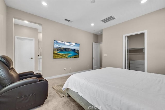 40 Riverton St, Phillips Ranch, CA 91766 - bedroom featuring carpet flooring, recessed lighting, and a walk in closet