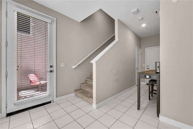 40 Riverton St, Phillips Ranch, CA 91766 - staircase featuring baseboards