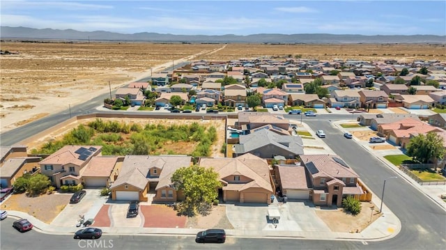 3026 Neary Ct, Rosamond, CA 93560 - aerial view of residential area featuring a mountainous background