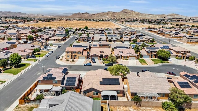 3026 Neary Ct, Rosamond, CA 93560 - aerial view of residential area featuring a mountain backdrop