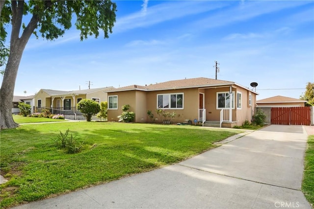 1510 E Idahome St, West Covina, CA 91791 - ranch-style home featuring stucco siding, a gate, and concrete driveway