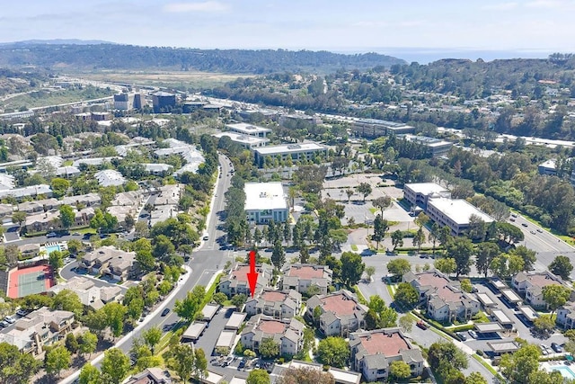 3521 Caminito El Rincon Unit 307, San Diego, CA 92130 - aerial view of property and surrounding area featuring nearby suburban area
