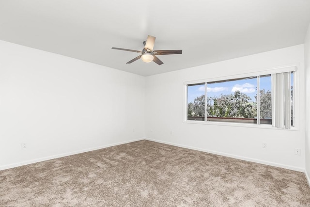 6812 Hyde Park Dr Unit G, San Diego, CA 92119 - spare room with a ceiling fan and carpet flooring