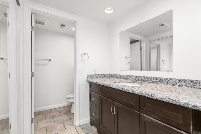 6812 Hyde Park Dr Unit G, San Diego, CA 92119 - bathroom featuring vanity and recessed lighting