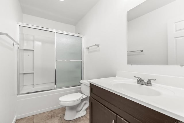 6812 Hyde Park Dr Unit G, San Diego, CA 92119 - full bathroom with vanity and enclosed tub / shower combo