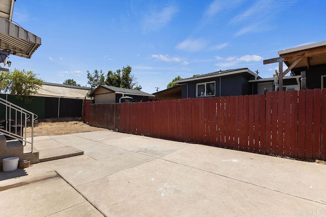 7023 Lisbon St, San Diego, CA 92114 - fenced backyard with a patio area