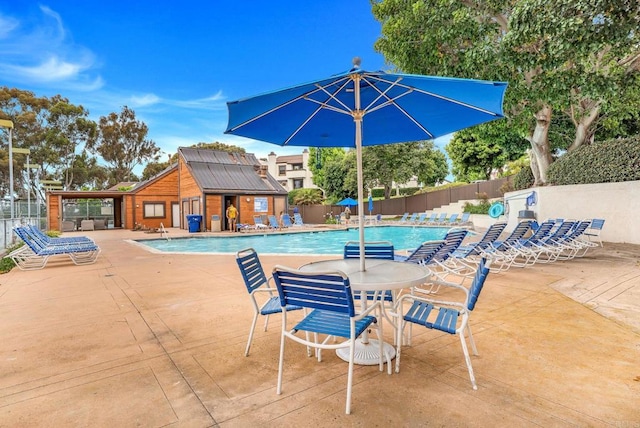 2282 Caminito Pescado Unit 44, San Diego, CA 92107 - community pool featuring a patio
