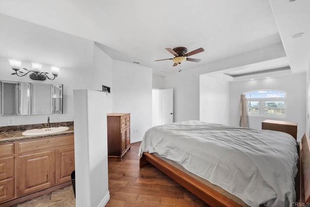 20202 Deerhorn Valley Rd, Jamul, CA 91935 - bedroom with light wood-style floors and ceiling fan
