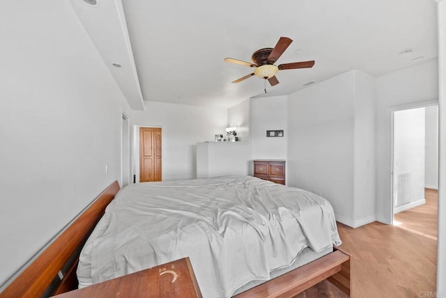 20202 Deerhorn Valley Rd, Jamul, CA 91935 - bedroom featuring light wood-style floors and a ceiling fan