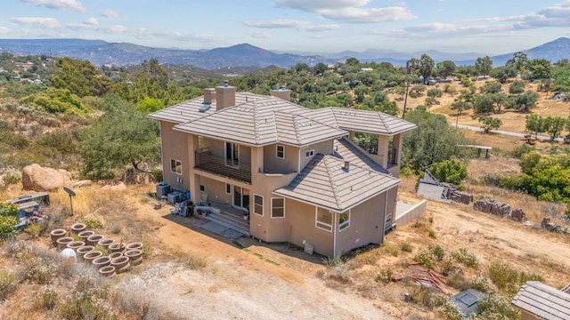 20202 Deerhorn Valley Rd, Jamul, CA 91935 - view from above of property featuring mountains