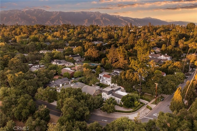802 S Arroyo Blvd, Pasadena, CA 91105 - aerial view at dusk of a mountain view
