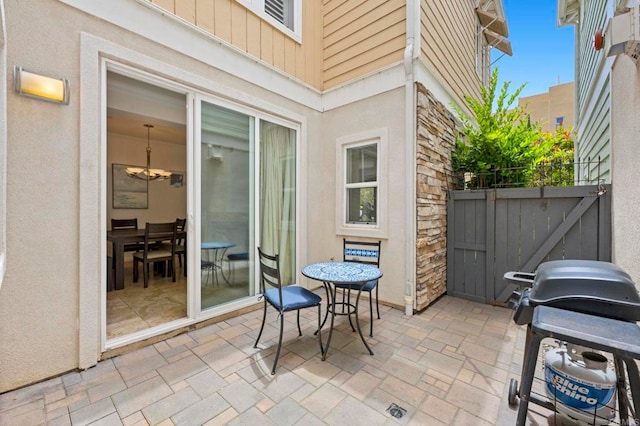 432 S Cleveland St, Oceanside, CA 92054 - view of patio / terrace featuring a grill and a gate