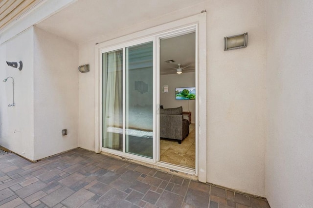 432 S Cleveland St, Oceanside, CA 92054 - view of exterior entry featuring a patio and stucco siding