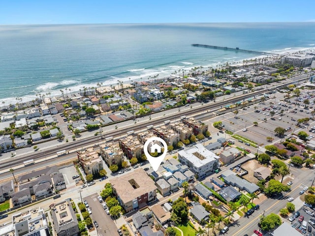 432 S Cleveland St, Oceanside, CA 92054 - aerial overview of property's location with a large body of water