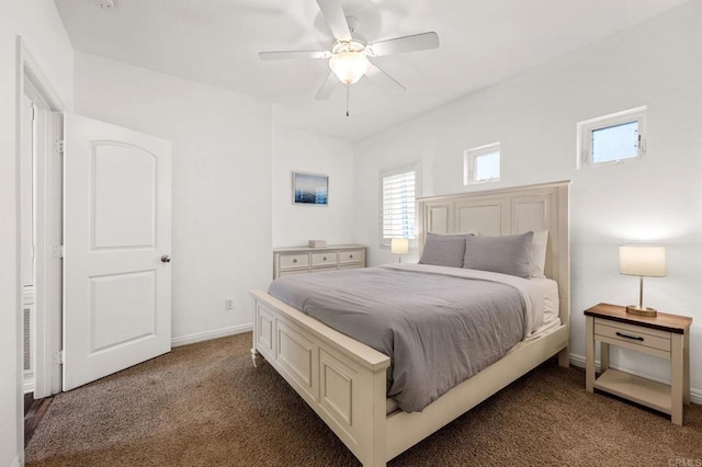 432 S Cleveland St, Oceanside, CA 92054 - carpeted bedroom featuring baseboards and ceiling fan