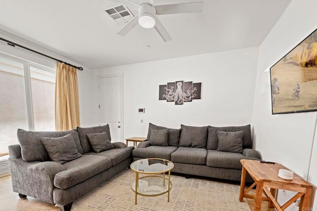 432 S Cleveland St, Oceanside, CA 92054 - living area with ceiling fan