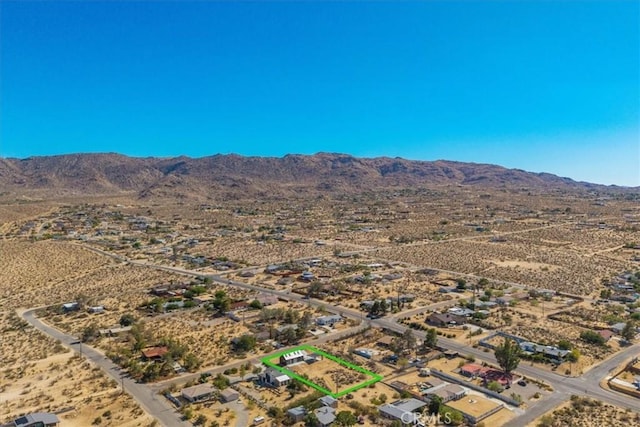 61850 Alta Mura Dr, Joshua Tree, CA 92252 - mountain view with a desert landscape and rural landscape