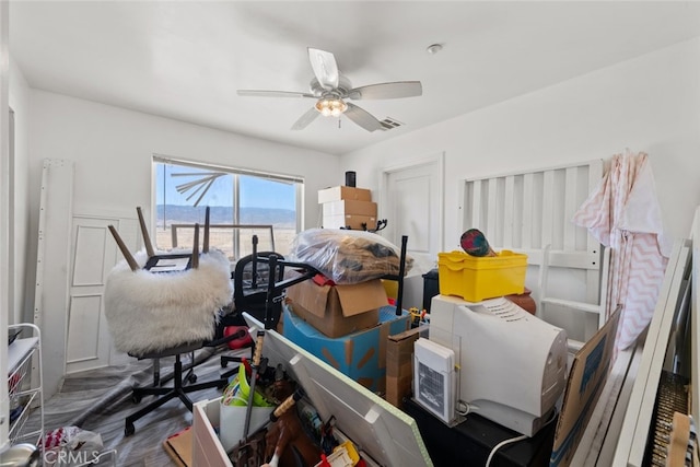 50802 280th St W, Lancaster, CA 93536 - bedroom with ceiling fan