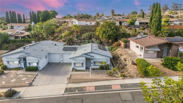3648 Mira Pacific Dr, Oceanside, CA 92056 - aerial view at dusk of a residential view