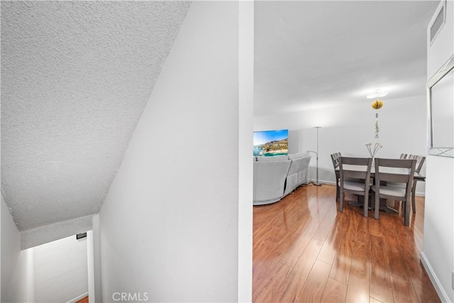 2608 W Grand Ave Unit B, Alhambra, CA 91801 - interior space featuring hardwood / wood-style flooring and a textured ceiling
