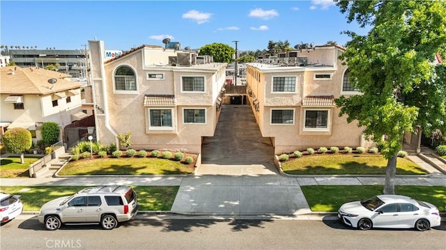 2608 W Grand Ave Unit B, Alhambra, CA 91801 - view of front of house featuring stairway and stucco siding