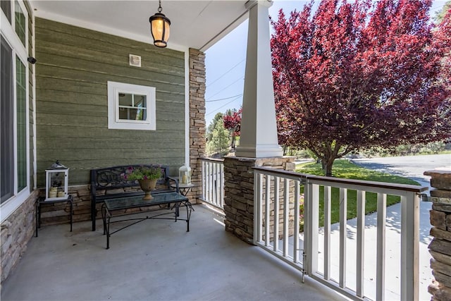9401 Whispering Pines Rd, Frazier Park, CA 93225 - view of covered porch
