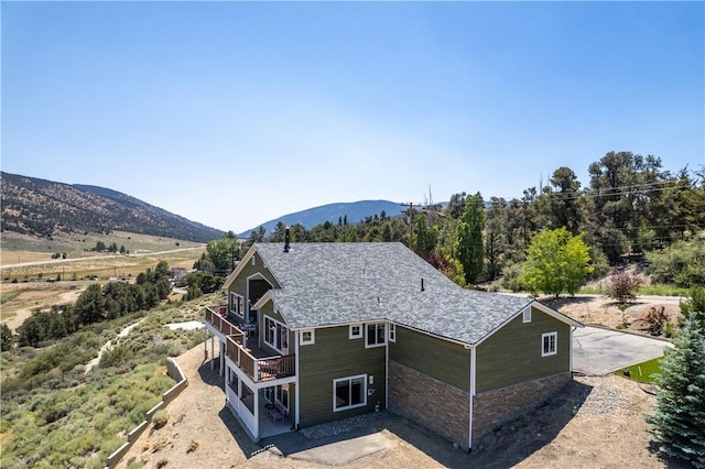 9401 Whispering Pines Rd, Frazier Park, CA 93225 - view from above of property with mountains