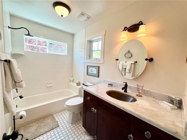 9401 Whispering Pines Rd, Frazier Park, CA 93225 - full bathroom with vanity and  shower combination