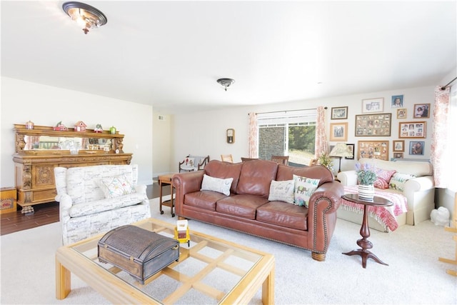 9401 Whispering Pines Rd, Frazier Park, CA 93225 - living room with carpet