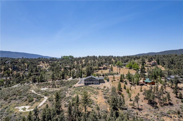 9401 Whispering Pines Rd, Frazier Park, CA 93225 - view from above of property with a forest