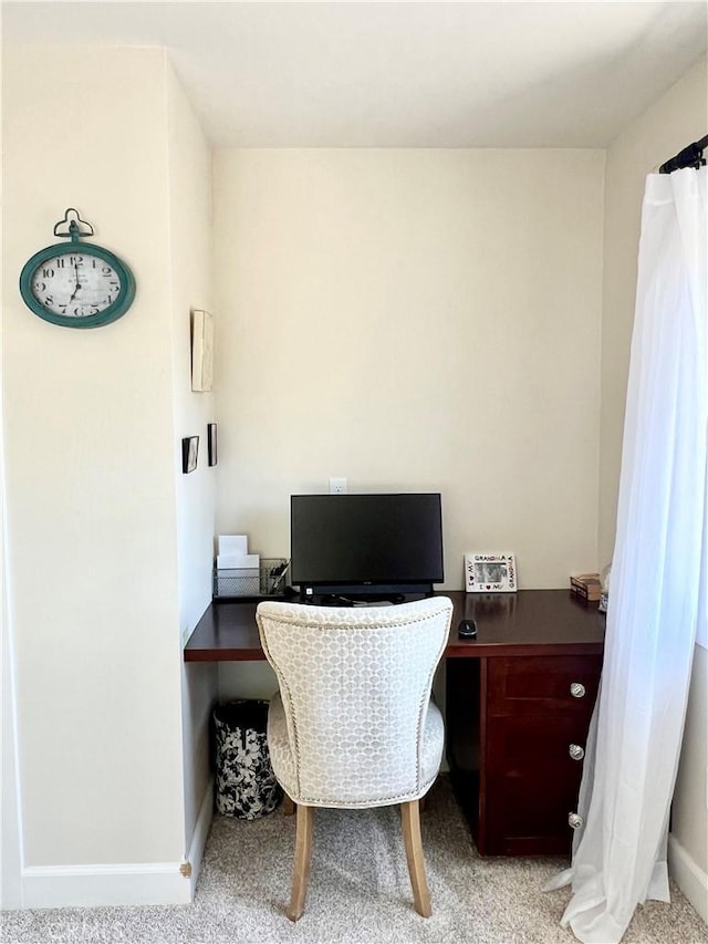 9401 Whispering Pines Rd, Frazier Park, CA 93225 - office area featuring light carpet