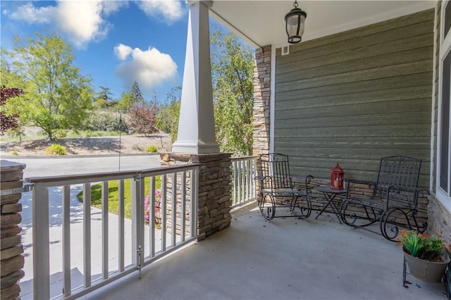 9401 Whispering Pines Rd, Frazier Park, CA 93225 - view of porch