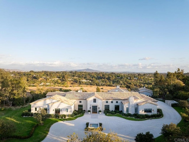 17845 Via De Fortuna, Rancho Santa Fe, CA 92067 - view of subject property featuring mountains