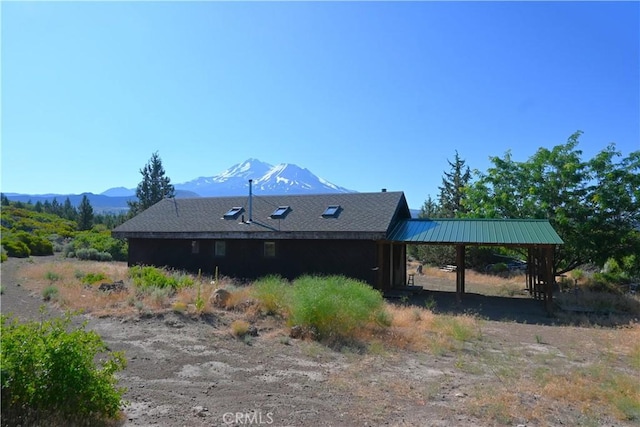 7022 Quarry Rd, Weed, CA 96094 - view of side of home with a mountain view