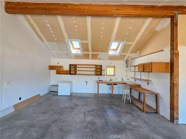 7022 Quarry Rd, Weed, CA 96094 - garage featuring refrigerator