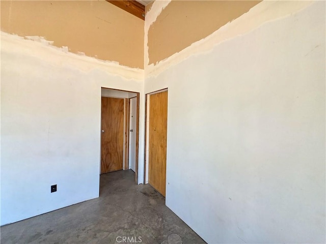7022 Quarry Rd, Weed, CA 96094 - spare room featuring concrete flooring and a high ceiling