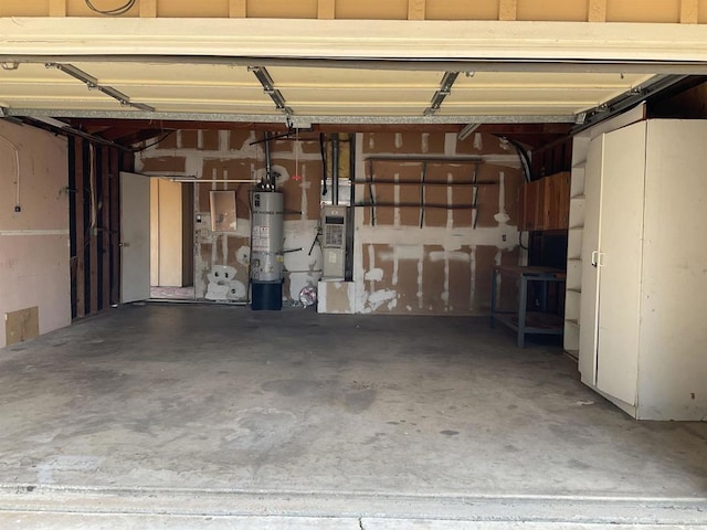 1110 E Alvarado St, Fallbrook, CA 92028 - garage featuring secured water heater