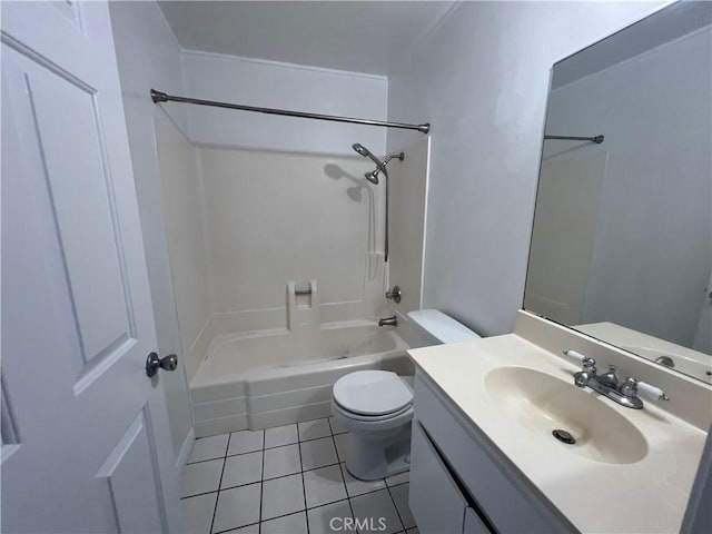 23240 Orange Ave Unit 8, Lake Forest, CA 92630 - full bath with tile patterned floors, bathing tub / shower combination, and vanity