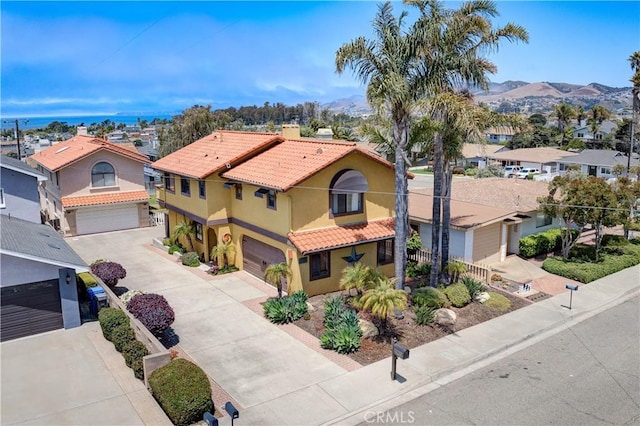 375 N 6th St, Grover Beach, CA 93433 - aerial perspective of suburban area featuring a mountain backdrop
